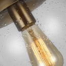 One Light Wall / Ceiling Semi-Flush Mount<br /><span style="color:#4AB0CE;">Entrega: 4-10 dias en USA</span><br /><span style="color:#4AB0CE;font-size:60%;">PREGUNTE POR ENTREGA EN PANAMA</span><br />Collection: Leo H.G.<br />Finish: Satin Brass