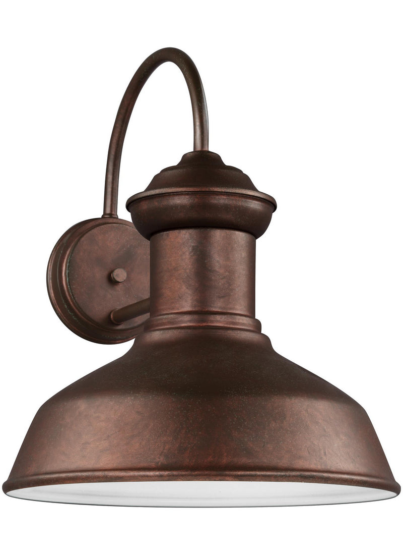 Generation Lighting. - 8647701-44/T - One Light Outdoor Wall Lantern - Fredricksburg - Weathered Copper