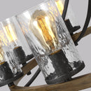 Ten Light Chandelier<br /><span style="color:#4AB0CE;">Entrega: 14-15 semanas en USA</span><br /><span style="color:#4AB0CE;font-size:60%;">PREGUNTE POR ENTREGA EN PANAMA</span><br />Collection: Angelo<br />Finish: Distressed Weathered Oak / Slate Grey...