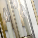 Three Light Lantern<br /><span style="color:#4AB0CE;">Entrega: 5-6 semanas en USA</span><br /><span style="color:#4AB0CE;font-size:60%;">PREGUNTE POR ENTREGA EN PANAMA</span><br />Collection: Wellsworth<br />Finish: Painted Distressed Brass