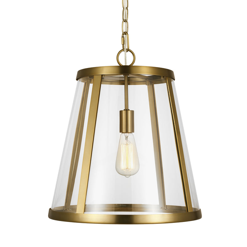 One Light Pendant<br /><span style="color:#4AB0CE;">Entrega: 15-16 semanas en USA</span><br /><span style="color:#4AB0CE;font-size:60%;">PREGUNTE POR ENTREGA EN PANAMA</span><br />Collection: Harrow<br />Finish: Burnished Brass