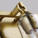 Three Light Vanity<br /><span style="color:#4AB0CE;">Entrega: 4-10 dias en USA</span><br /><span style="color:#4AB0CE;font-size:60%;">PREGUNTE POR ENTREGA EN PANAMA</span><br />Collection: Monterro<br />Finish: Burnished Brass