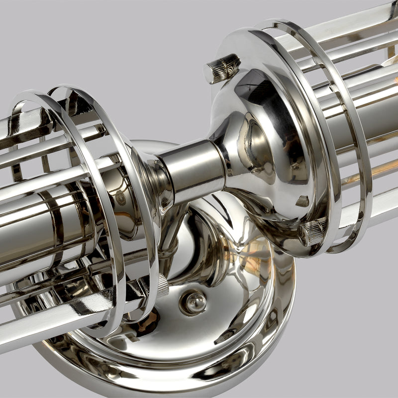 Generation Lighting - WB1704PN - Two Light Wall Bracket - Urban Renewal - Polished Nickel