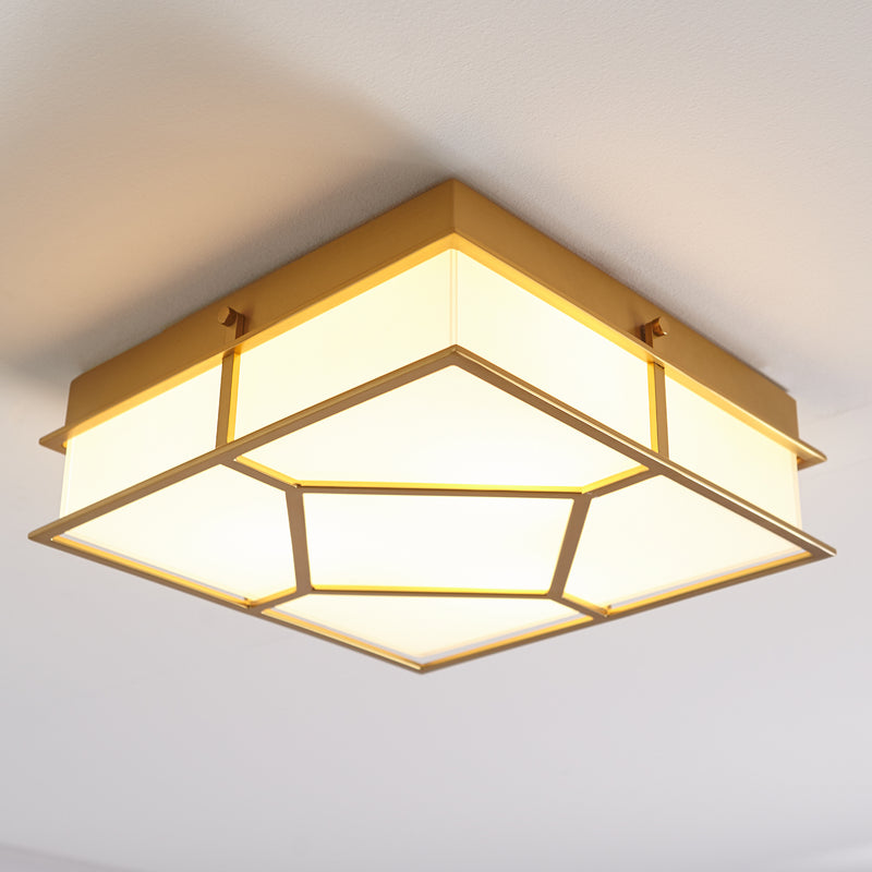 Three Light Flush Mount<br /><span style="color:#4AB0CE;">Entrega: 4-5 semanas en USA</span><br /><span style="color:#4AB0CE;font-size:60%;">PREGUNTE POR ENTREGA EN PANAMA</span><br />Collection: Transom<br />Finish: Burnished Brass