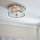 Two Light Flush Mount<br /><span style="color:#4AB0CE;">Entrega: 8-9 semanas en USA</span><br /><span style="color:#4AB0CE;font-size:60%;">PREGUNTE POR ENTREGA EN PANAMA</span><br />Collection: Alec<br />Finish: Polished Nickel