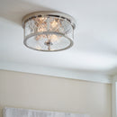 Two Light Flush Mount<br /><span style="color:#4AB0CE;">Entrega: 8-9 semanas en USA</span><br /><span style="color:#4AB0CE;font-size:60%;">PREGUNTE POR ENTREGA EN PANAMA</span><br />Collection: Alec<br />Finish: Polished Nickel