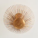 Three Light Flush Mount<br /><span style="color:#4AB0CE;">Entrega: 4-10 dias en USA</span><br /><span style="color:#4AB0CE;font-size:60%;">PREGUNTE POR ENTREGA EN PANAMA</span><br />Collection: Helios<br />Finish: Antique Gild