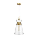 Visual Comfort Studio - CP1021BBS - One Light Pendant - Atlantic - Burnished Brass