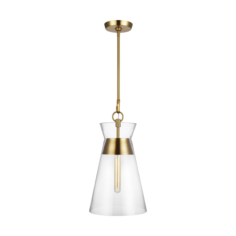 Visual Comfort Studio - CP1021BBS - One Light Pendant - Atlantic - Burnished Brass