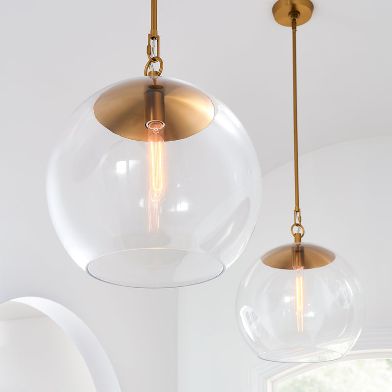 One Light Pendant<br /><span style="color:#4AB0CE;">Entrega: 4-10 dias en USA</span><br /><span style="color:#4AB0CE;font-size:60%;">PREGUNTE POR ENTREGA EN PANAMA</span><br />Collection: Atlantic<br />Finish: Burnished Brass