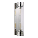 Two Light Wall Sconce<br /><span style="color:#4AB0CE;">Entrega: 4-10 dias en USA</span><br /><span style="color:#4AB0CE;font-size:60%;">PREGUNTE POR ENTREGA EN PANAMA</span><br />Collection: Garrett<br />Finish: Polished Nickel