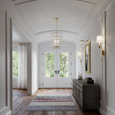 One Light Wall Sconce<br /><span style="color:#4AB0CE;">Entrega: 4-10 dias en USA</span><br /><span style="color:#4AB0CE;font-size:60%;">PREGUNTE POR ENTREGA EN PANAMA</span><br />Collection: Westerly<br />Finish: Antique Gild