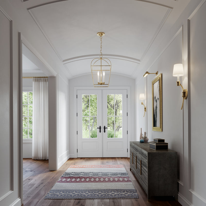 One Light Wall Sconce<br /><span style="color:#4AB0CE;">Entrega: 4-10 dias en USA</span><br /><span style="color:#4AB0CE;font-size:60%;">PREGUNTE POR ENTREGA EN PANAMA</span><br />Collection: Westerly<br />Finish: Antique Gild