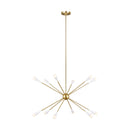 12 Light Chandelier<br /><span style="color:#4AB0CE;">Entrega: 4-10 dias en USA</span><br /><span style="color:#4AB0CE;font-size:60%;">PREGUNTE POR ENTREGA EN PANAMA</span><br />Collection: Jax<br />Finish: Burnished Brass