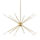 12 Light Chandelier<br /><span style="color:#4AB0CE;">Entrega: 4-10 dias en USA</span><br /><span style="color:#4AB0CE;font-size:60%;">PREGUNTE POR ENTREGA EN PANAMA</span><br />Collection: Jax<br />Finish: Burnished Brass