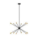 12 Light Chandelier<br /><span style="color:#4AB0CE;">Entrega: 4-10 dias en USA</span><br /><span style="color:#4AB0CE;font-size:60%;">PREGUNTE POR ENTREGA EN PANAMA</span><br />Collection: Jax<br />Finish: Midnight Black