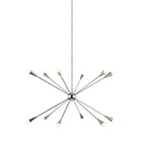 12 Light Chandelier<br /><span style="color:#4AB0CE;">Entrega: 4-10 dias en USA</span><br /><span style="color:#4AB0CE;font-size:60%;">PREGUNTE POR ENTREGA EN PANAMA</span><br />Collection: Jax<br />Finish: Polished Nickel