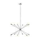 12 Light Chandelier<br /><span style="color:#4AB0CE;">Entrega: 4-10 dias en USA</span><br /><span style="color:#4AB0CE;font-size:60%;">PREGUNTE POR ENTREGA EN PANAMA</span><br />Collection: Jax<br />Finish: Polished Nickel