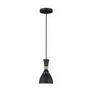 One Light Pendant<br /><span style="color:#4AB0CE;">Entrega: 4-10 dias en USA</span><br /><span style="color:#4AB0CE;font-size:60%;">PREGUNTE POR ENTREGA EN PANAMA</span><br />Collection: Joan<br />Finish: Midnight Black