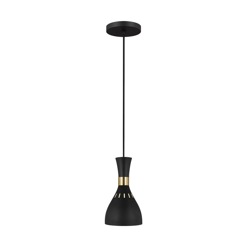 One Light Pendant<br /><span style="color:#4AB0CE;">Entrega: 4-10 dias en USA</span><br /><span style="color:#4AB0CE;font-size:60%;">PREGUNTE POR ENTREGA EN PANAMA</span><br />Collection: Joan<br />Finish: Midnight Black