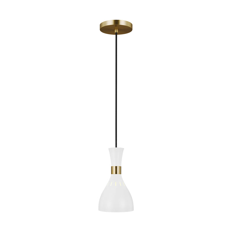 One Light Pendant<br /><span style="color:#4AB0CE;">Entrega: 4-10 dias en USA</span><br /><span style="color:#4AB0CE;font-size:60%;">PREGUNTE POR ENTREGA EN PANAMA</span><br />Collection: Joan<br />Finish: Matte White