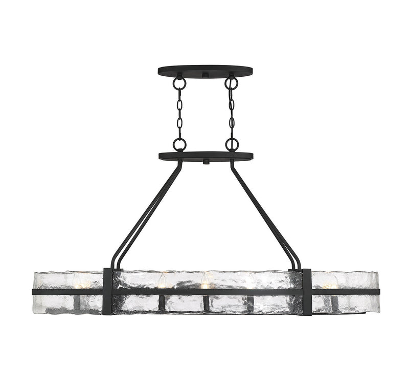 Ten Light Chandelier<br /><span style="color:#4AB0CE;">Entrega: 4-10 dias en USA</span><br /><span style="color:#4AB0CE;font-size:60%;">PREGUNTE POR ENTREGA EN PANAMA</span><br />Collection: Hudson<br />Finish: Matte Black