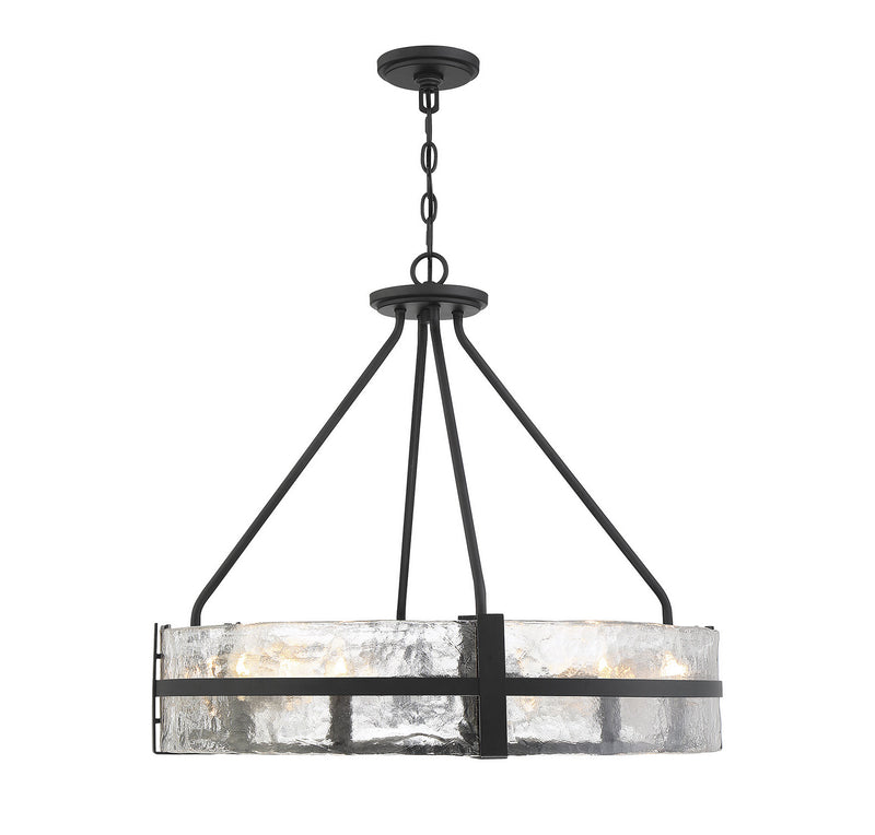 Eight Light Pendant<br /><span style="color:#4AB0CE;">Entrega: 4-10 dias en USA</span><br /><span style="color:#4AB0CE;font-size:60%;">PREGUNTE POR ENTREGA EN PANAMA</span><br />Collection: Hudson<br />Finish: Matte Black