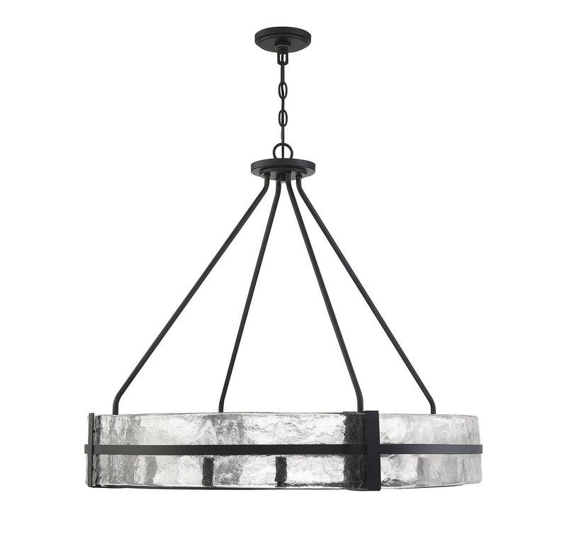 12 Light Pendant<br /><span style="color:#4AB0CE;">Entrega: 4-10 dias en USA</span><br /><span style="color:#4AB0CE;font-size:60%;">PREGUNTE POR ENTREGA EN PANAMA</span><br />Collection: Hudson<br />Finish: Matte Black