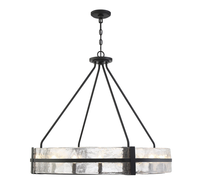 12 Light Pendant<br /><span style="color:#4AB0CE;">Entrega: 4-10 dias en USA</span><br /><span style="color:#4AB0CE;font-size:60%;">PREGUNTE POR ENTREGA EN PANAMA</span><br />Collection: Hudson<br />Finish: Matte Black