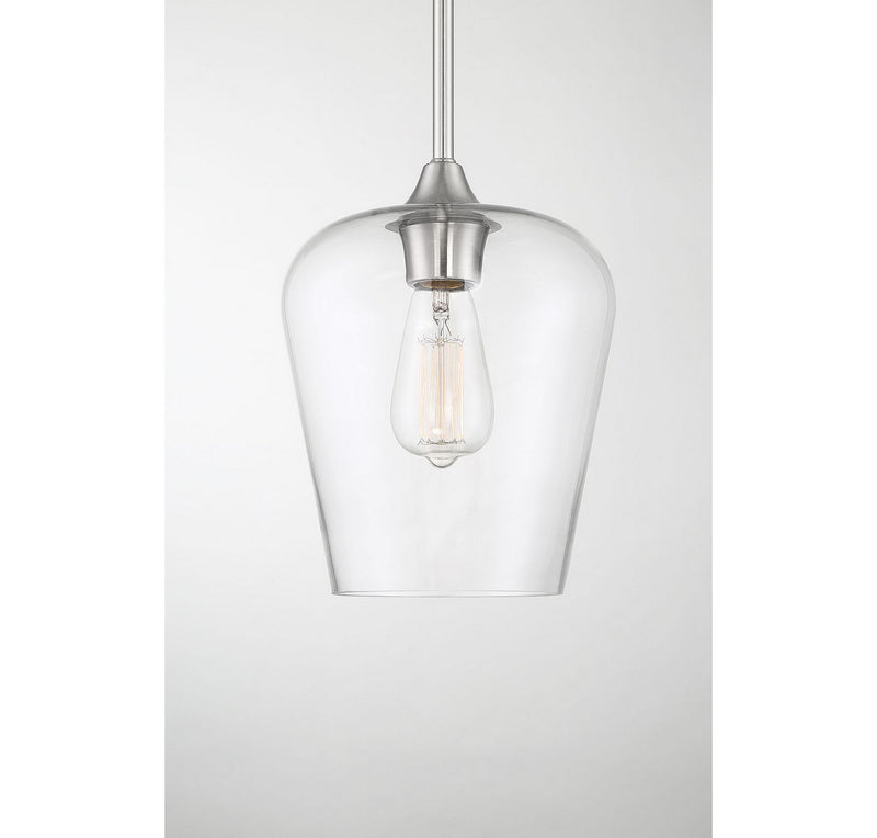 Savoy House - 7-4036-1-SN - One Light Mini Pendant - Octave - Satin Nickel