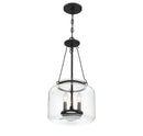 Three Light Pendant<br /><span style="color:#4AB0CE;">Entrega: 4-10 dias en USA</span><br /><span style="color:#4AB0CE;font-size:60%;">PREGUNTE POR ENTREGA EN PANAMA</span><br />Collection: Akron<br />Finish: Matte Black