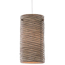 One Light Mini Pendant<br /><span style="color:#4AB0CE;">Entrega: 4-10 dias en USA</span><br /><span style="color:#4AB0CE;font-size:60%;">PREGUNTE POR ENTREGA EN PANAMA</span><br />Collection: Flow<br />Finish: Hammered Ore