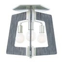 Three Light Semi Flush Mount<br /><span style="color: