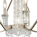 Varaluz - 270P04TR - Four Light Pendant - Barcelona - Transcend Silver