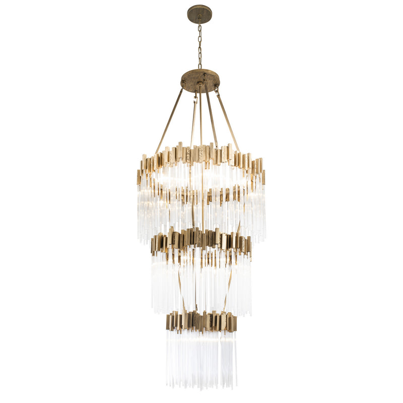 19 Light Chandelier<br /><span style="color:#4AB0CE;">Entrega: 4-10 dias en USA</span><br /><span style="color:#4AB0CE;font-size:60%;">PREGUNTE POR ENTREGA EN PANAMA</span><br />Collection: Matrix<br />Finish: Havana Gold