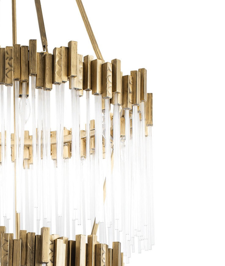 Varaluz - 309C19HG - 19 Light Chandelier - Matrix - Havana Gold