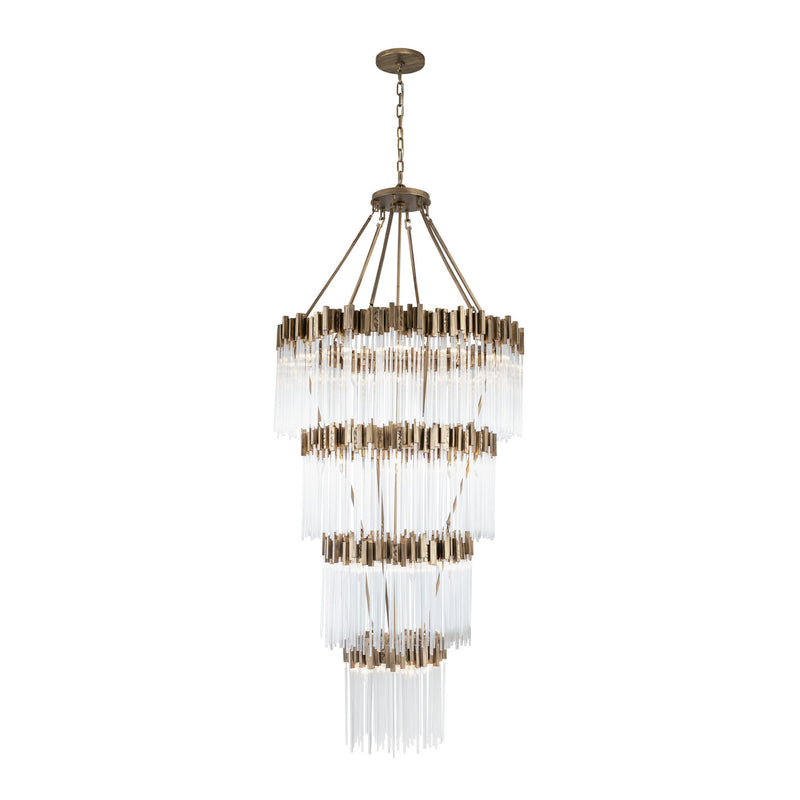 30 Light Chandelier<br /><span style="color:#4AB0CE;">Entrega: 2-3 semanas en USA</span><br /><span style="color:#4AB0CE;font-size:60%;">PREGUNTE POR ENTREGA EN PANAMA</span><br />Collection: Matrix<br />Finish: Havana Gold