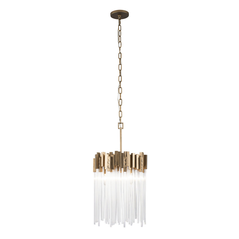 Three Light Pendant<br /><span style="color:#4AB0CE;">Entrega: 4-10 dias en USA</span><br /><span style="color:#4AB0CE;font-size:60%;">PREGUNTE POR ENTREGA EN PANAMA</span><br />Collection: Matrix<br />Finish: Havana Gold