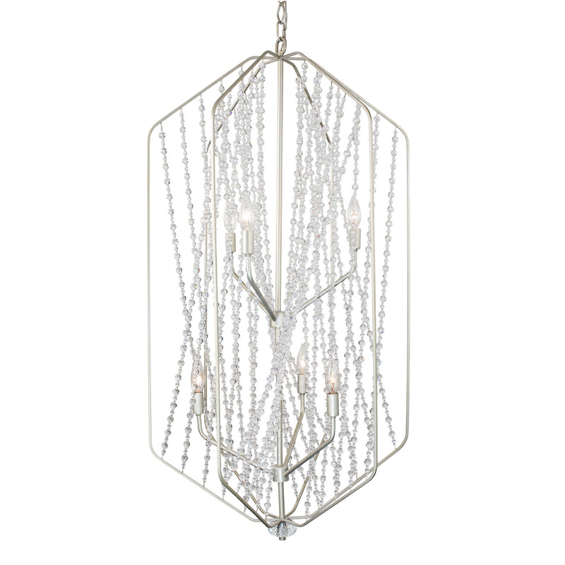 Six Light Foyer Pendant<br /><span style="color:#4AB0CE;">Entrega: 4-10 dias en USA</span><br /><span style="color:#4AB0CE;font-size:60%;">PREGUNTE POR ENTREGA EN PANAMA</span><br />Collection: Chelsea<br />Finish: Silverado