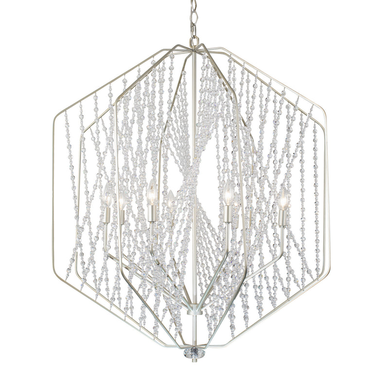 Six Light Pendant<br /><span style="color:#4AB0CE;">Entrega: 4-10 dias en USA</span><br /><span style="color:#4AB0CE;font-size:60%;">PREGUNTE POR ENTREGA EN PANAMA</span><br />Collection: Chelsea<br />Finish: Silverado