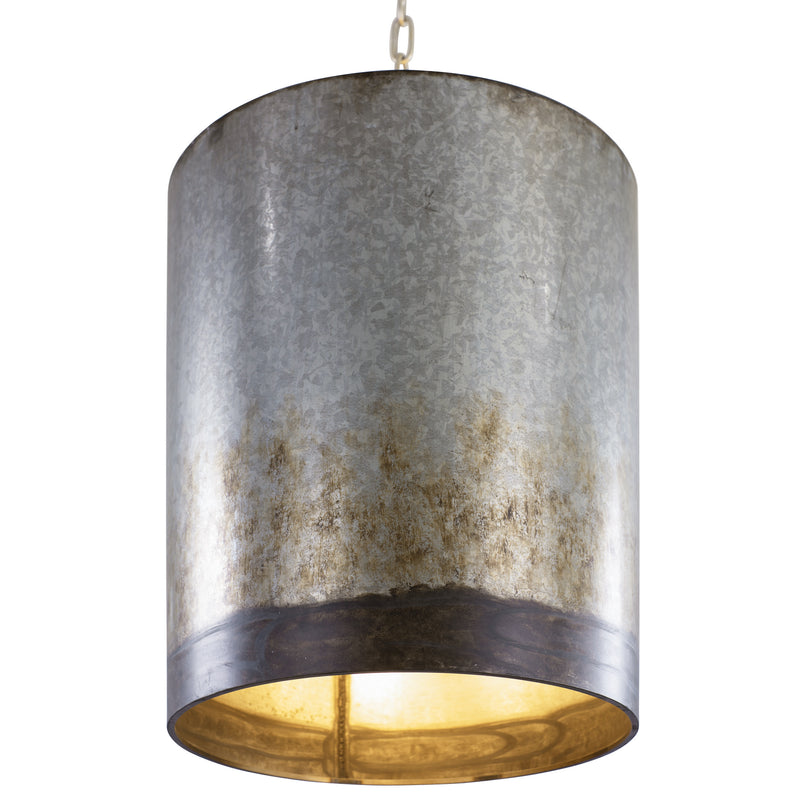 Three Light Pendant<br /><span style="color:#4AB0CE;">Entrega: 0-1 semanas en USA</span><br /><span style="color:#4AB0CE;font-size:60%;">PREGUNTE POR ENTREGA EN PANAMA</span><br />Collection: Cannery<br />Finish: Ombre Galvanized