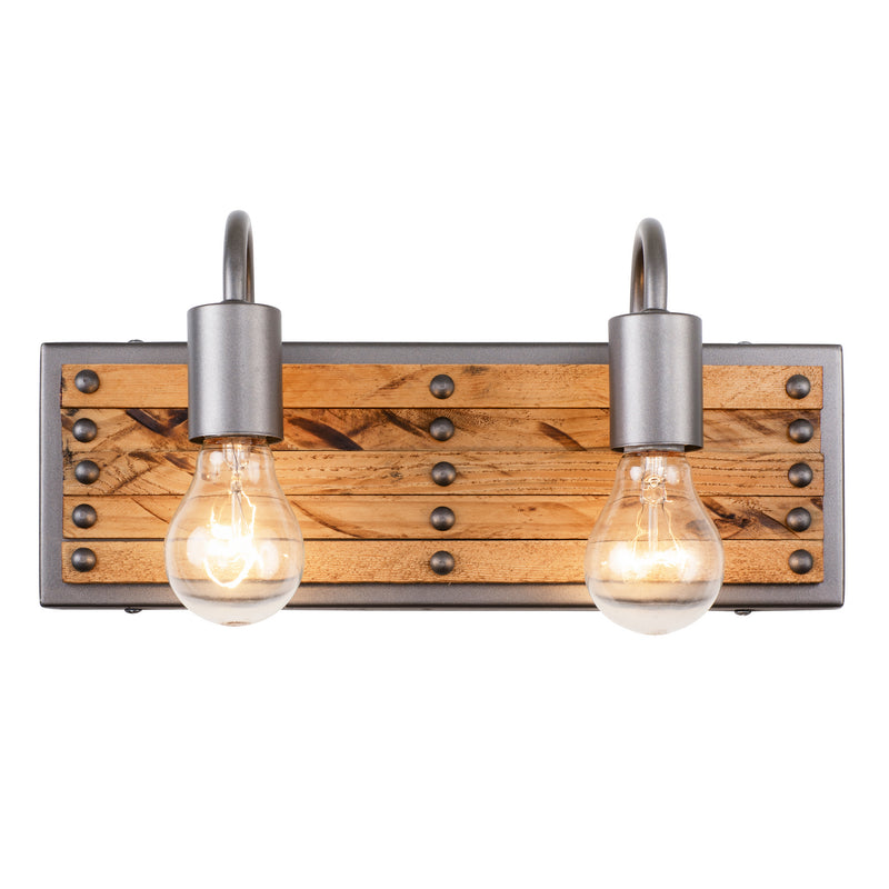 Two Light Bath<br /><span style="color:#4AB0CE;">Entrega: 7-8 semanas en USA</span><br /><span style="color:#4AB0CE;font-size:60%;">PREGUNTE POR ENTREGA EN PANAMA</span><br />Collection: Ella Jane<br />Finish: New Bronze