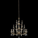 Allegri - 012174-045-FR001 - 21 Light Chandilier - Floridia - Matte Brushed Champagne Gold