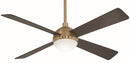 Minka Aire - F623L-BBR/SBR - 54" Ceiling Fan - Orb - Brushed Brass/Soft Brass