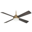 Minka Aire - F623L-BBR/SBR - 54" Ceiling Fan - Orb - Brushed Brass/Soft Brass