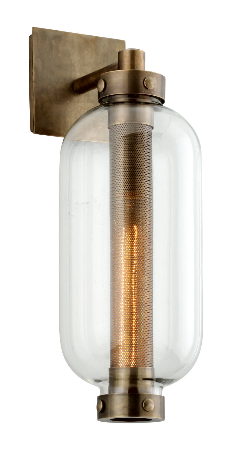 Troy Lighting - B7031-PBR - One Light Wall Sconce - Atwater - Patina Brass