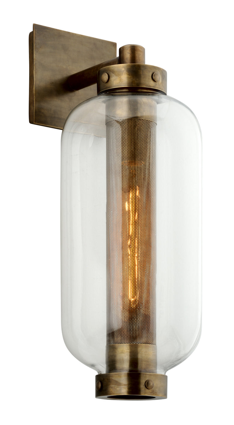 Troy Lighting - B7032-PBR - One Light Wall Sconce - Atwater - Patina Brass