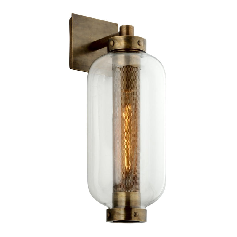 Troy Lighting - B7032-PBR - One Light Wall Sconce - Atwater - Patina Brass