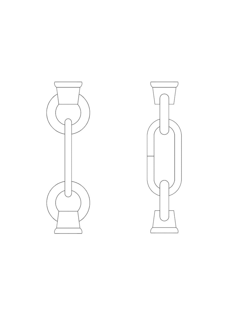 Generation Lighting - 9122-05 - Link and Loop - Replacement Chain - Chrome