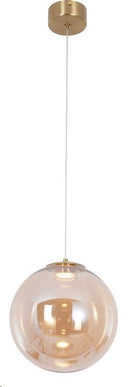 Lámpara De Techo Colgante Decorativa Led 6w Acabado Amber.